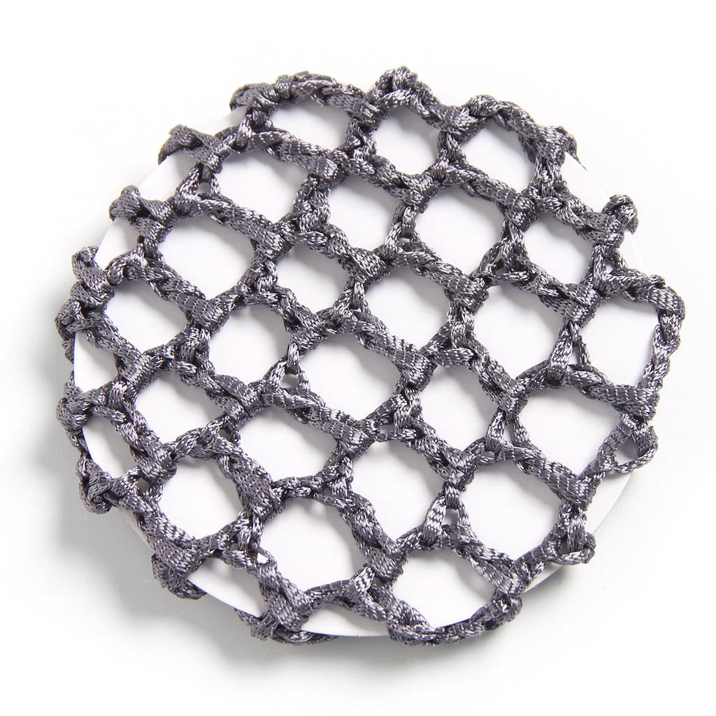 Professionelles geflochtenes Haarnetz für Krankenschwestern, Stewardessen und Tänzer – diamantenfreier Dutt-Kopfschmuck