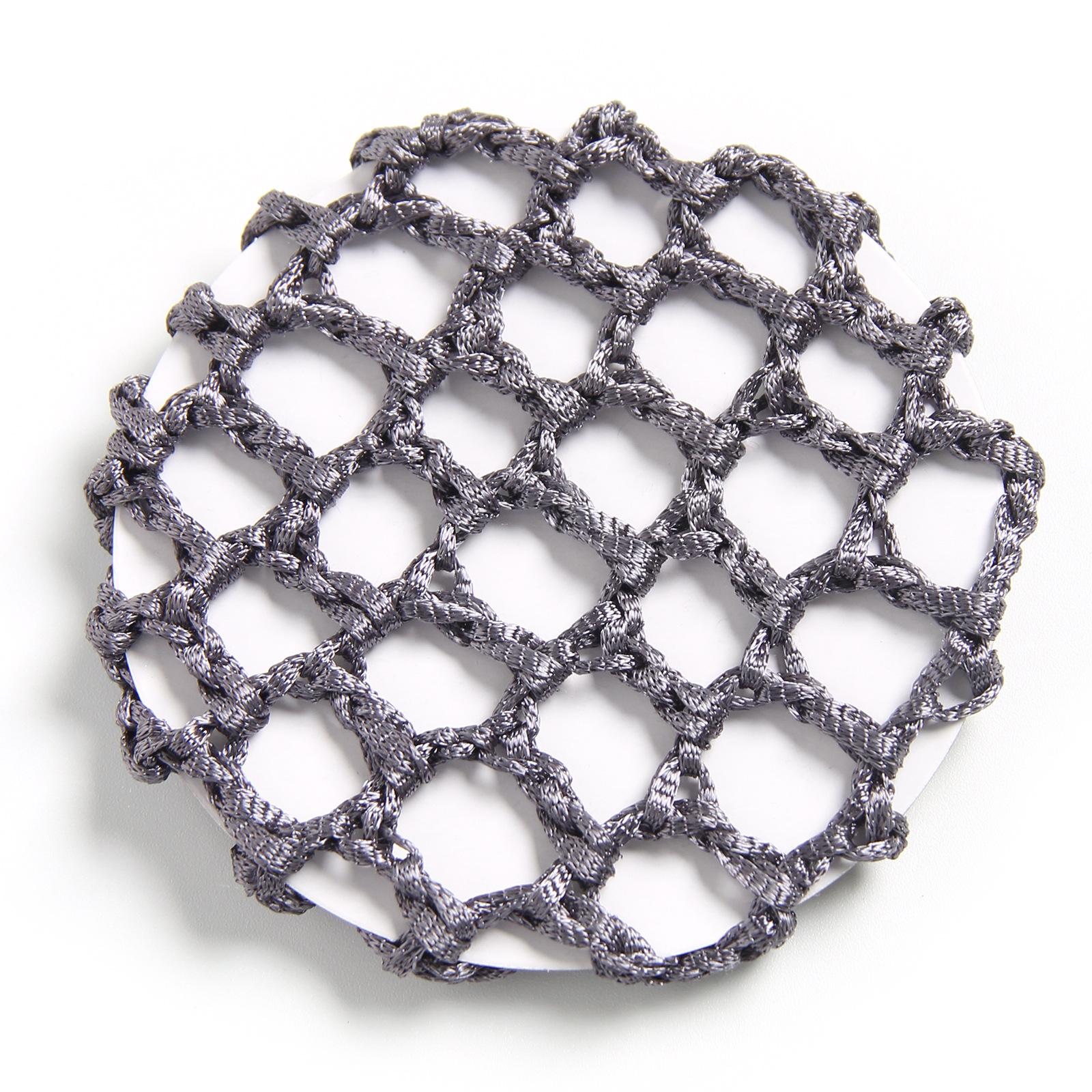 

Профессиональная плетеная сетка для волос для медсестры, стюардессы и танцовщицы - головной убор-пучок без бриллиантов