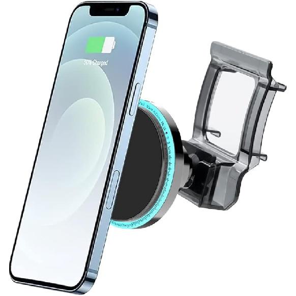 Uchwyt na telefon samochodowy pasujący do Mercedesa-Benz klasy E 2017-2023, klasy CLS 2019-2023, automatycznie blokowany stojak na telefon [gruba obudowa i; Duży telefon