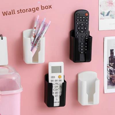 Fixed Remote Controller Wall-mounted Wall-mounted Hole-free Home Office Storage Rack