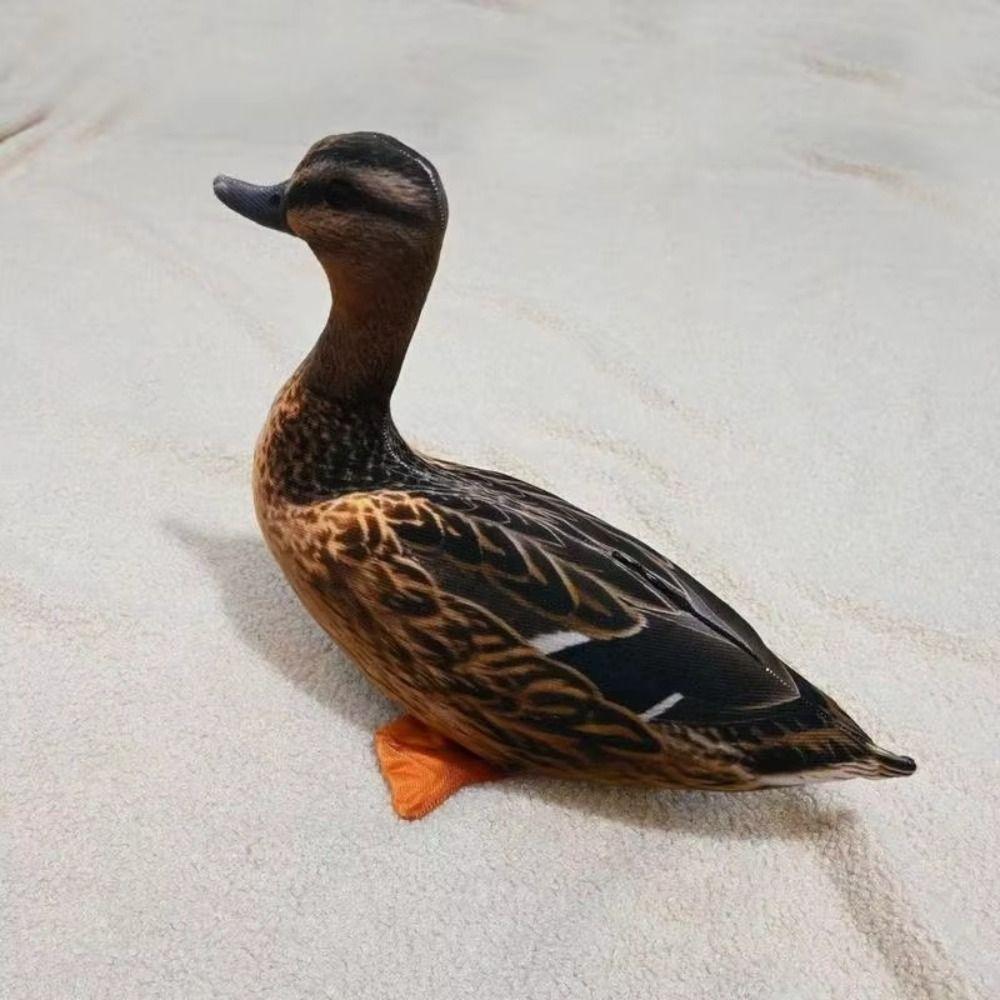 Throw Cushion Simulation Plush Duck Stuffed Animal Duck Plush Pillow Stuffed Duck  Birthday Gift