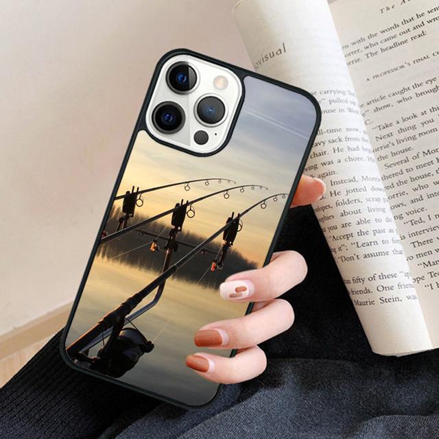 Trout Panel Painting Fish Fishing Sport Phone Case Back Cover for iPhone 17 Air 16 15 14 13 11 12 Pro Max Plus
