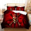 Skull Printing Duvet Cover Youth Bedroom Decor Bedding Suit Comforter Cover