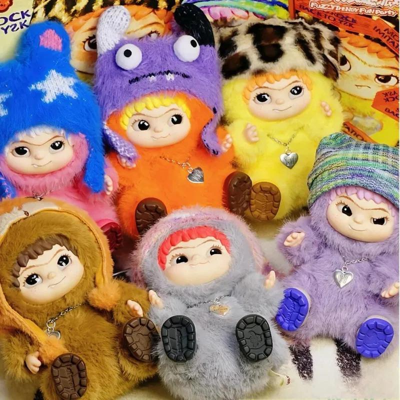 Cute Wakuku Action Figure Mystery Box Wakuku Fuzzy Trendy Fun Party Blind Box Cute Doll Bag Pendant Doll Surprise Bag Toy