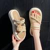 Stepping On Shit Sandals Women's Summer Wear Fairy Style with Skirt 2025 New Two Wear Soft-soled Slippers Tide