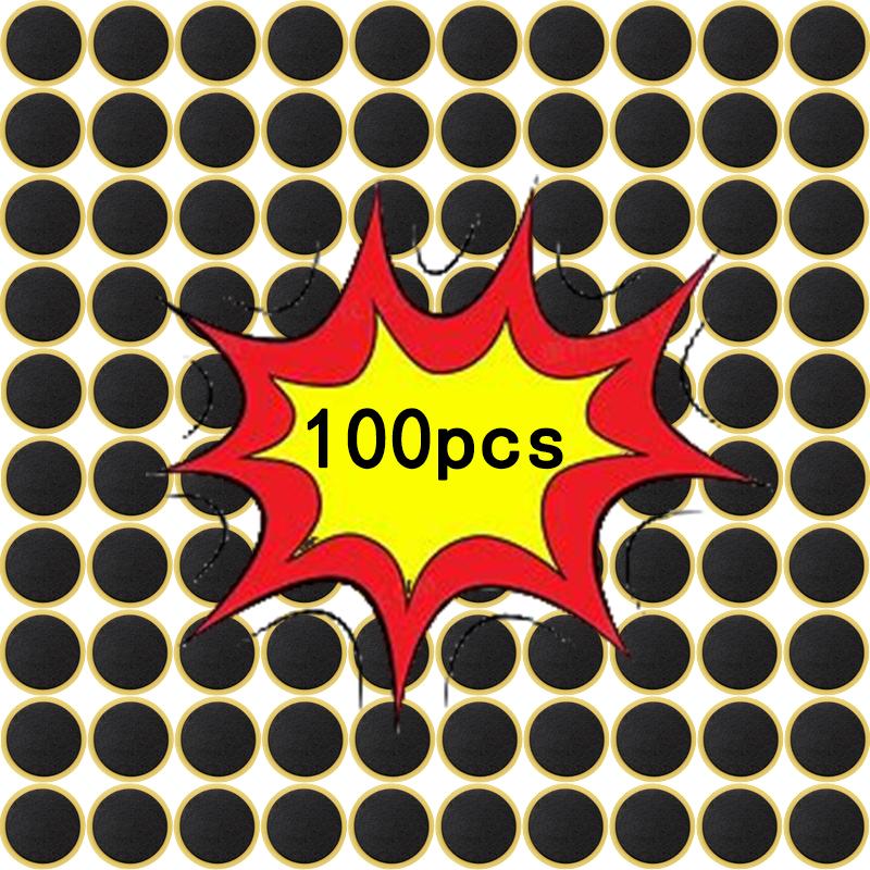 

50/100pcs Bike Tire Repair Tool Tyre Protection No-glue Adhesive Quick Drying Fast Tyre Tube Glueless Patch Mountain Bike Fix