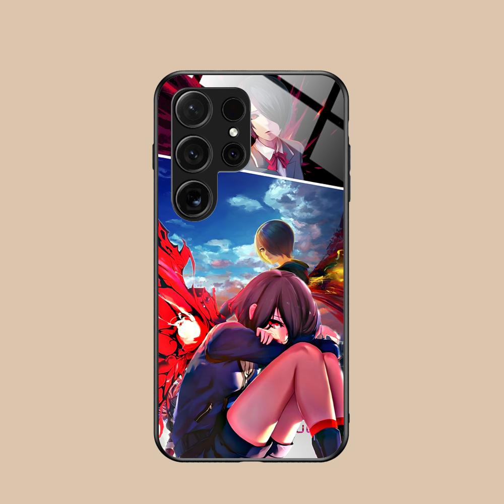 Tokyo Ghoul Touka Kirishima Phone Case for Samsung Galaxy A56 55 54 53 52 51 36 35 34 23 16 15 5G Glass Cover Luxury Cellphones
