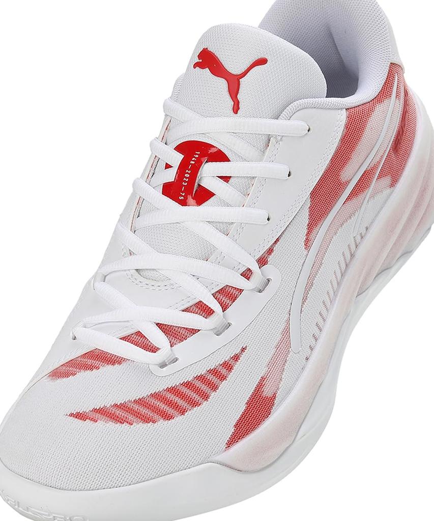 Basketbalové boty NITRO TEAM 379081 2025 Barva All Time Red cm [PUMA] ALL-PRO Jaro/Léto Bílá/Pro (04) 30,0