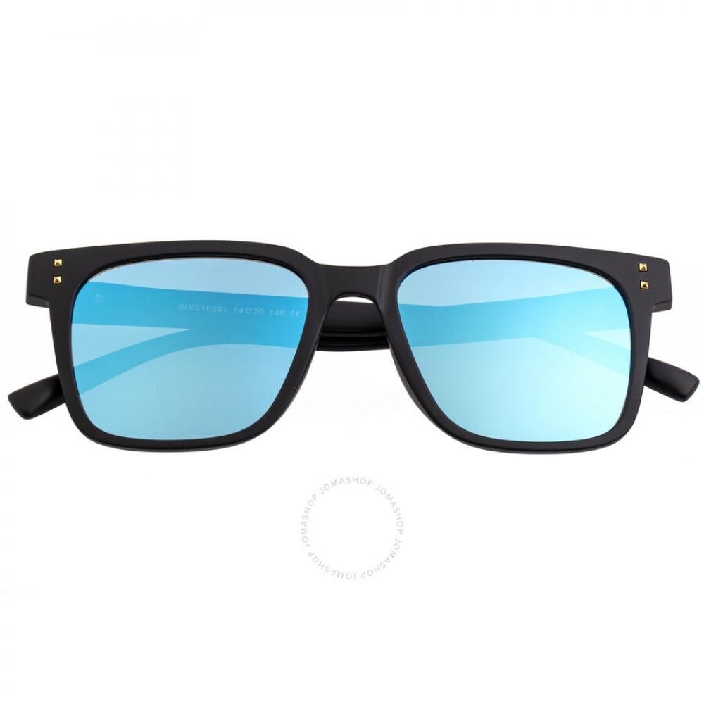 

Sixty One Capri Mirror Coating Square Unisex Sunglasses Sixs109bl