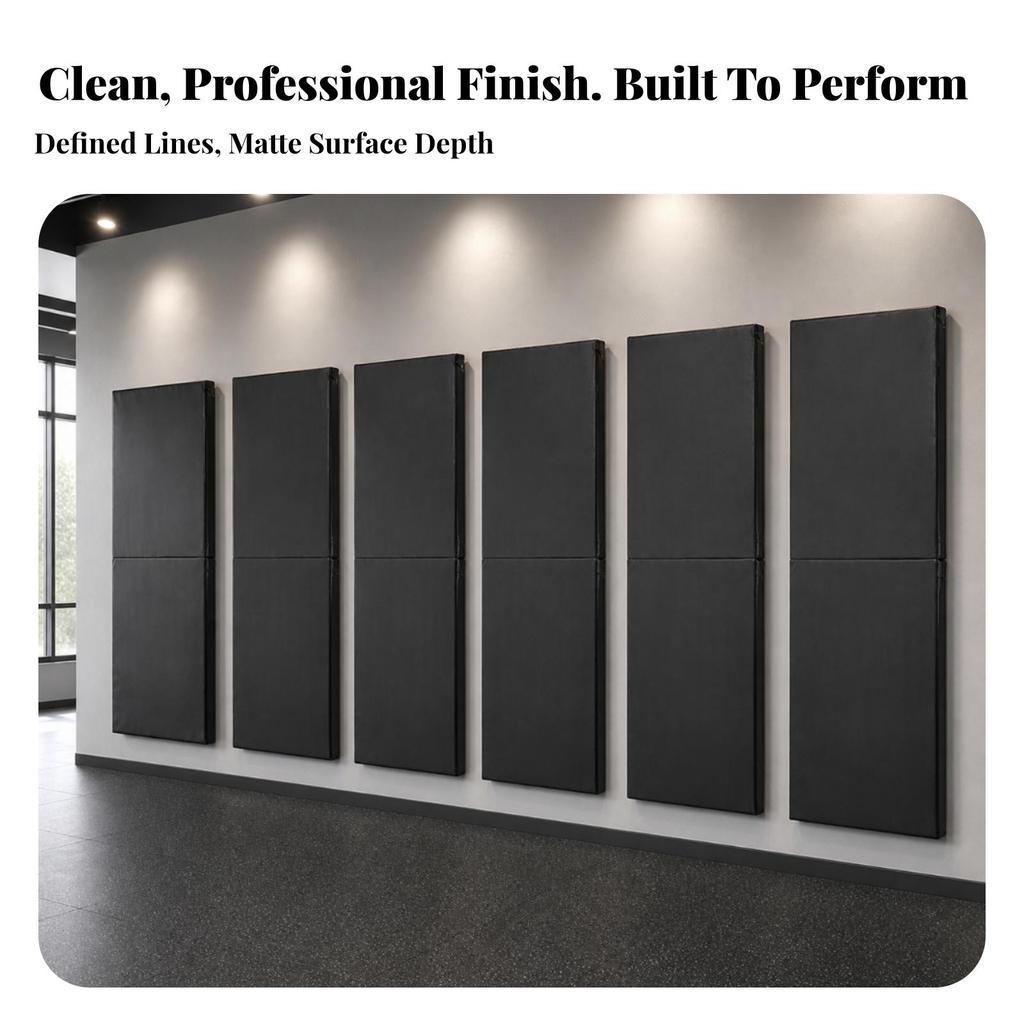 Foldable Wall Mat Cushioned Protection Multi-Purpose for Athletes