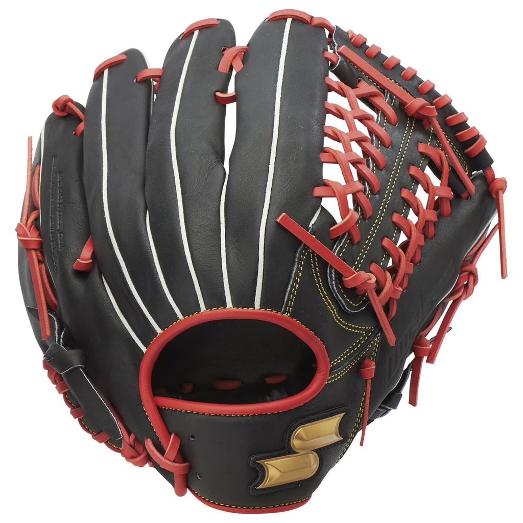 SSK Wind Dream Series Soft Baseball Black x B Orange Size L Bat, Outfielder's, WCG17525F, (9032), (Right-Handed Throw)