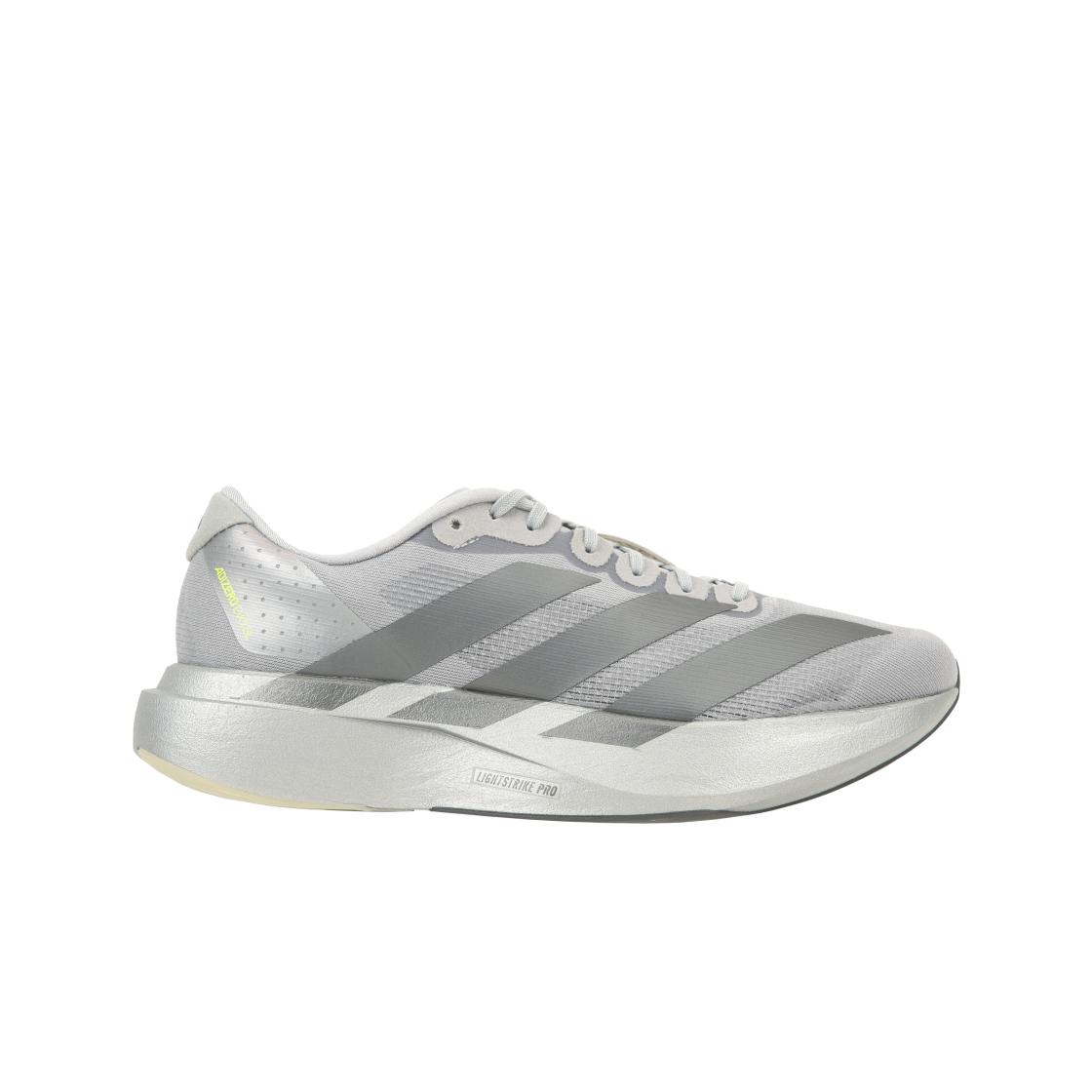 adidas Adizero Evo SL Silver Metallic Мужские кроссовки Серый Железный-Металлик Halo-Silver JR3419 47⅓