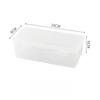 6pcs Desktop Transparent Storage Boxes with Lid Large Capacity Plastic Box Stationery Crayon Jewellery Ornaments Home Organizer