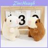 Domesticated Guinea Pig Plush Keychain Cartoon Toy For Kids And Adults