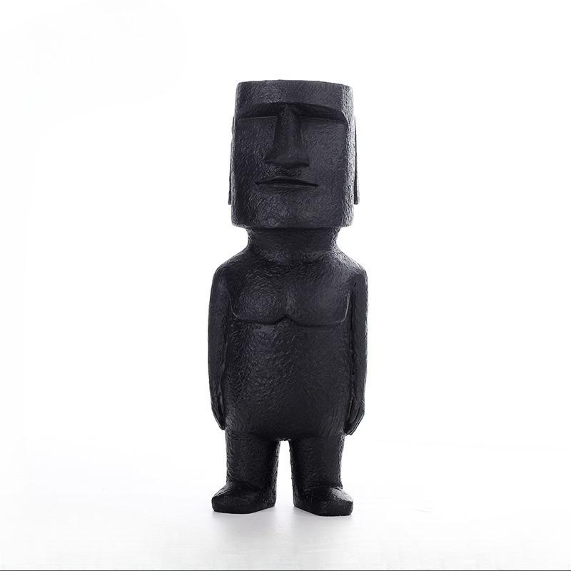 Reunion Island Stone Statue Figurines, TV Cabinet, Home Decoration, Living Room Creativity, Resin Handicrafts