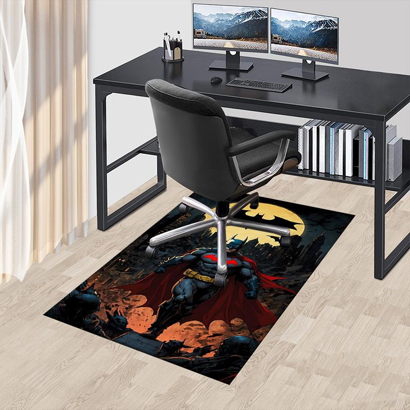 1pc Batman, Gotham Carpet, for Home & Office Decor, Desk Chair Carpet, Festive Gift,Conference Room CarpetL1095