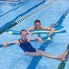 2PCS Swimming Pool Noodle Stick EPE Buoyancy Stick Swim Aid Foam Stick Colorful Solid Foam Water Floating Aid Pool Accessorie