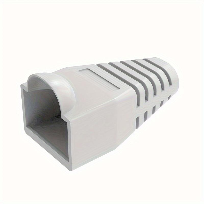 Colorful CAT5E CAT6 RJ45 Ethernet Network Connector Plug Cover Strain Relief Boots Crystal Head Protective Cable Sleeve For 8P8C