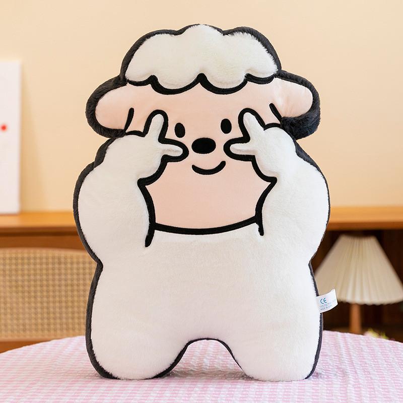 Toy Plush Soft Girls Sleeping Colorful Pink Pig Puppy Sofa Warmth Ornament Car