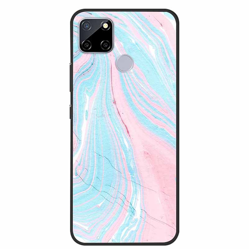 Für Realme C25 Hülle Marmor Silikon TPU Weiche Abdeckung Handyhülle Für OPPO Realme C25S C25 S Funda Stoßfest Coque RMX3191 Capa