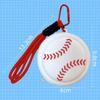 New Cartoon Sporty Storage Bag Football Basketball Key Ring Wallet Baseball Volleyball Bag Pendant Earphone Case