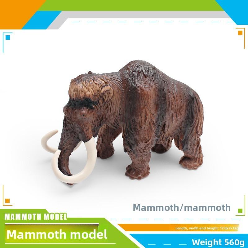 Wild Animal Replica Mammoth Model For Educational Display And Collectors