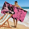 Demon Slayer Character Print Beach Towel, Large Soft Quick Dry Towel for Beach Camping Swimming