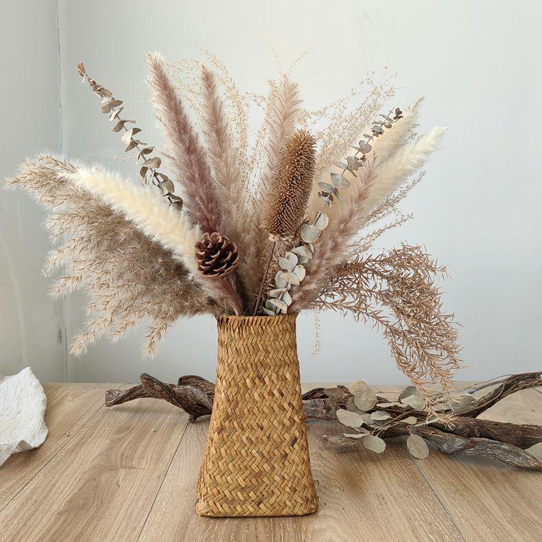 Artistic Retro Reed Dried Flower Bouquet for Home or Store Display