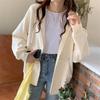 Chic Zip-up Hoodies Female Casual Street Loose Thin Sweatshirt Pocket Hooded Women Cardigans