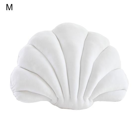 

Pillows Cushion Soft Comfortable Plush Sea Ocean Theme Seashell Conch Decorative Pillowslip for Living Room M белый