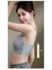 Plus Size Front Closure Wirefree Bra - Adjustable, Anti-Sagging, Side Support, Large Cup, Summer