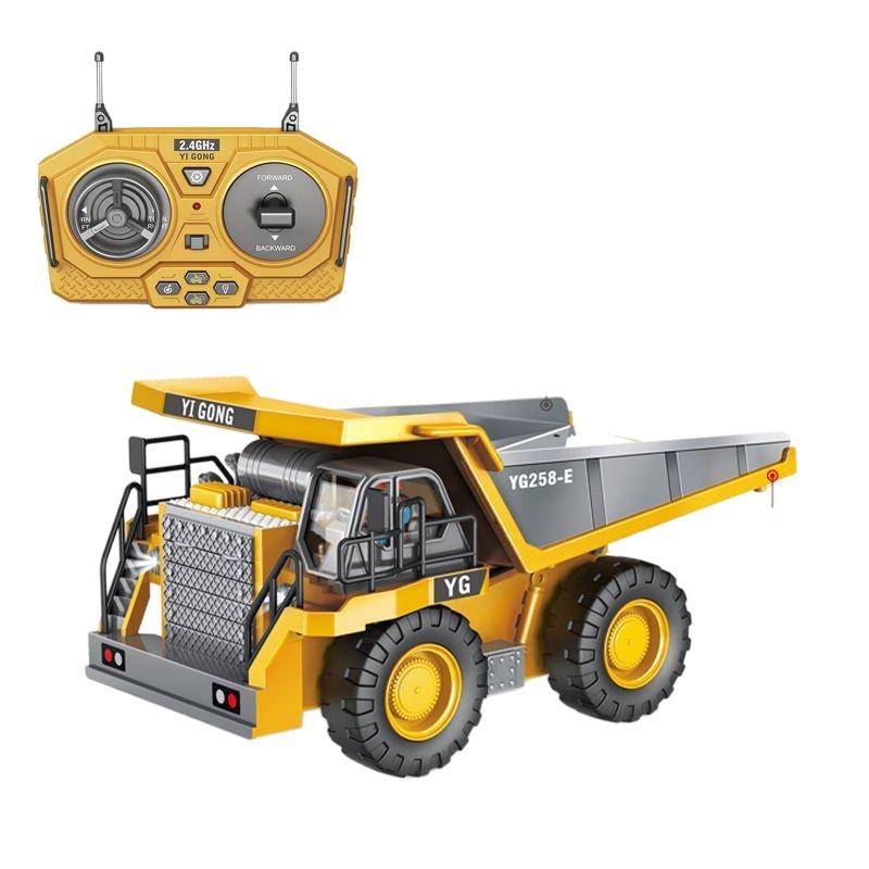 Kids' RC Excavator & Construction Vehicles: Dump Truck, Bulldozer, Loader