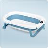 Folding Bathtub For Children, Infants With Thermometer And Insert Rk-287 White And Blue