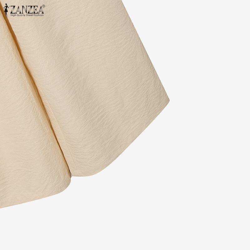 ZANZEA Seturi Casual din Două Piese pentru Femei: Topuri Vestă fără Mâneci și Pantaloni Lungi