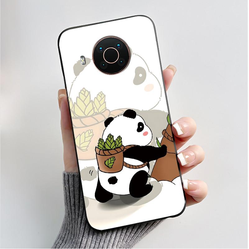 Printed Phone Case For Nokia X20/Nokia X10/Nokia X100/Nokia XR20 Capa Soft Silicone Black Shell Cover Cute Flower Cartoon Casing