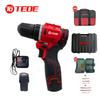 TEDE 12V Brushless Cordless Drill Kit CN Plug (adapter Included)