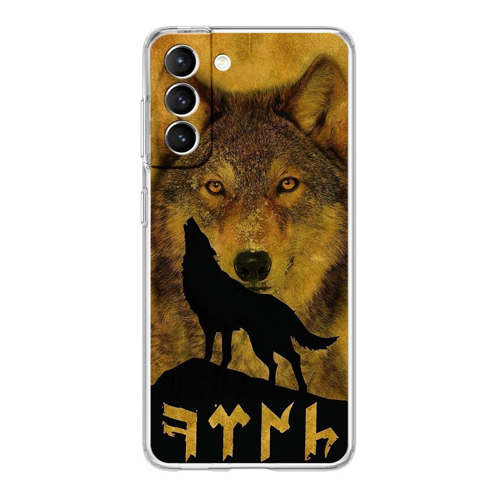 Phone Case For Samsung Galaxy S25 S24 S23 FE S22 Ultra S20 S21 5G S10 S9 Plus S10E S8 Cover Turkish language bozkurt gray wolf
