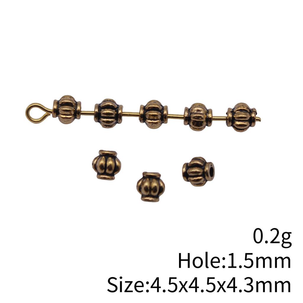 Small Hole Vintage Alloy Gear Spacer Beads Metal Loose Beads DIY Bracelet Necklace Jewelry Making Findings Accessories