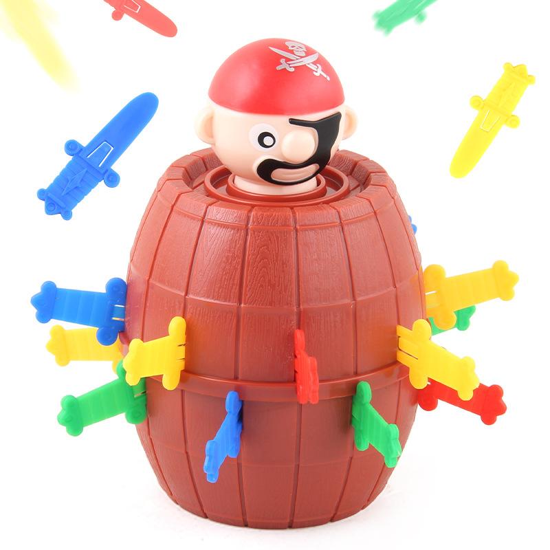 New And Strange Toys, Tricky Pirate Bucket 16 Swords, Parent-Child Multiplayer Interactive Party Tricky Table Games