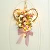 Carnation Flower Wreath Garland Silk Flower Front Door Wreath for Mother'S Day Decor Party