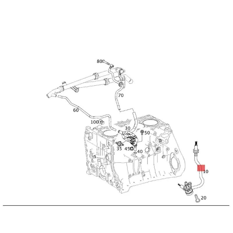 A2710180200 2710180200 Zawór odpowietrzający do Mercedes Benz W204 Wentylacja skrzyni korbowej Zawór doprowadzania paliwa Akcesoria samochodowe