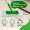 Premium 6PCS Microfiber Mop Replacement Pads – Dual-Use Wet & Dry Floor Cleaning Covers, Universal Fit for Rotating Mops, Green