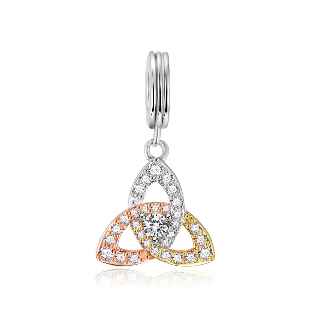 New Cartoon Space Ocean Series Charms Fit Original Bracelet Bead Charm Necklace Women Copper Jewelry