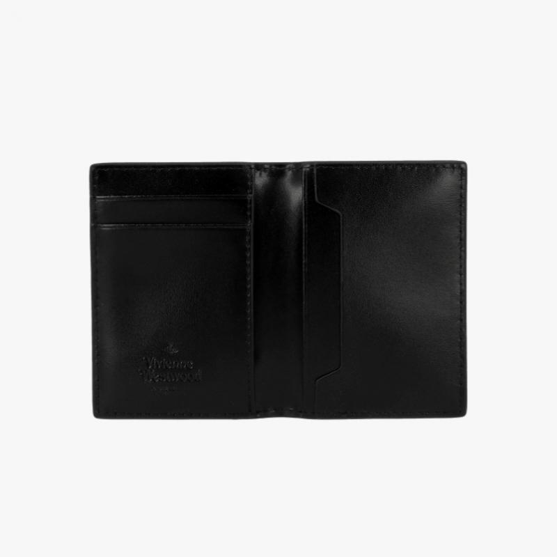 Vivienne Westwood Silk Leather Vertical Small Card Wallet 5115002wu L0077 N401