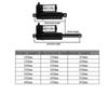 3000N DC12V Linear Actuator 5mm/s Speed 100mm 150mm 200mm 250mm Stroke Reciprocating Linear Actuator Motor For Solar Tracker