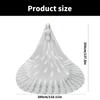 Sparkling Cathedral Length Bridal Veil with Hair Comb Single Tiers Wedding Gowns Veil for Bride Soft Tulle Veil 138Inch