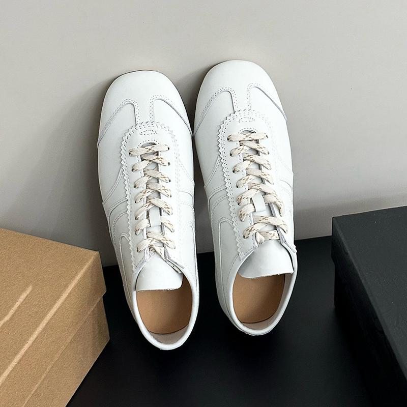 Германия кроссовки из натуральной кожи 2025 новая женская обувь мужская обувь удобные повседневные туфли на платформе из оленьей кожи шнуровка плоская подошва дизайнер 36 18349₽