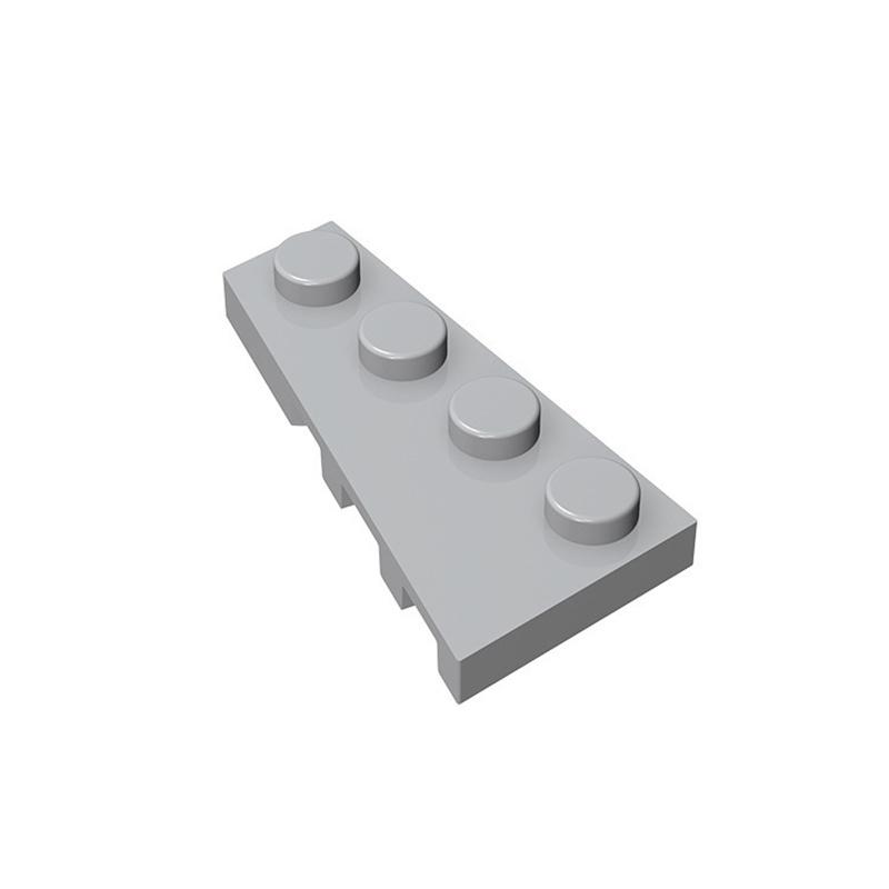 Non-Toxic 10Pcs 41770 2X4 Wedge-Shaped Block Moc Color Loose Parts Compatible With Bricks Diy Children'S Toy Assembly Gift