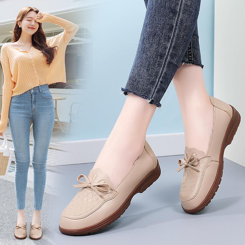 

Женские балетки Повседневная женская обувь Мокасины Обувь Женская обувь Слипоны Балетки Черная женская обувь Большой размер 41 35 бежевый