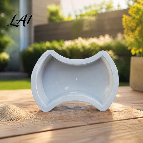 Handgefertigte Wegplatten Garten Trittstein Form Wiederverwendbar Beton Personalisierte Dekoration DIY Zement Pflasterform für Terrasse Hinterhof Gehweg